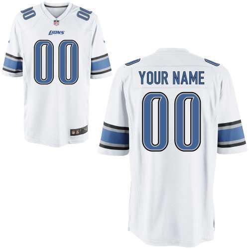 Youth Nike Detroit Lions Customized White Team Color Stitched NFL Game Jersey,We sell and wholesale Youth Nike Detroit Lions Customized White Team Color Stitched NFL Game Jersey on line form chian!